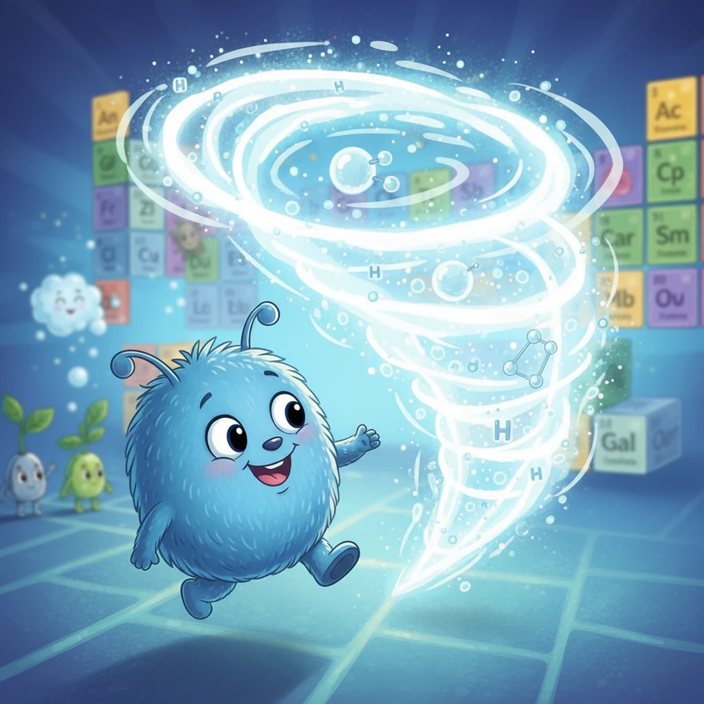 Бірінші болып сутегімен танысты. Сутегі өте жеңіл және әрдайым қозғалыста болатын. Зерек Зат оның энергиясы мен қызықты табиғатына таң қалды.