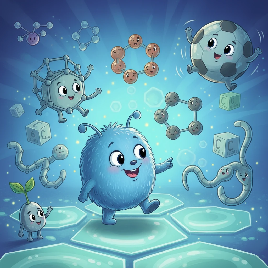 Содан кейін Зерек Зат көміртекпен танысты. Көміртек барлық органикалық заттардың негізі болып табылады. Оның алуан түрлілігі мен байланысу қабілеті Затты таң қалдырды.