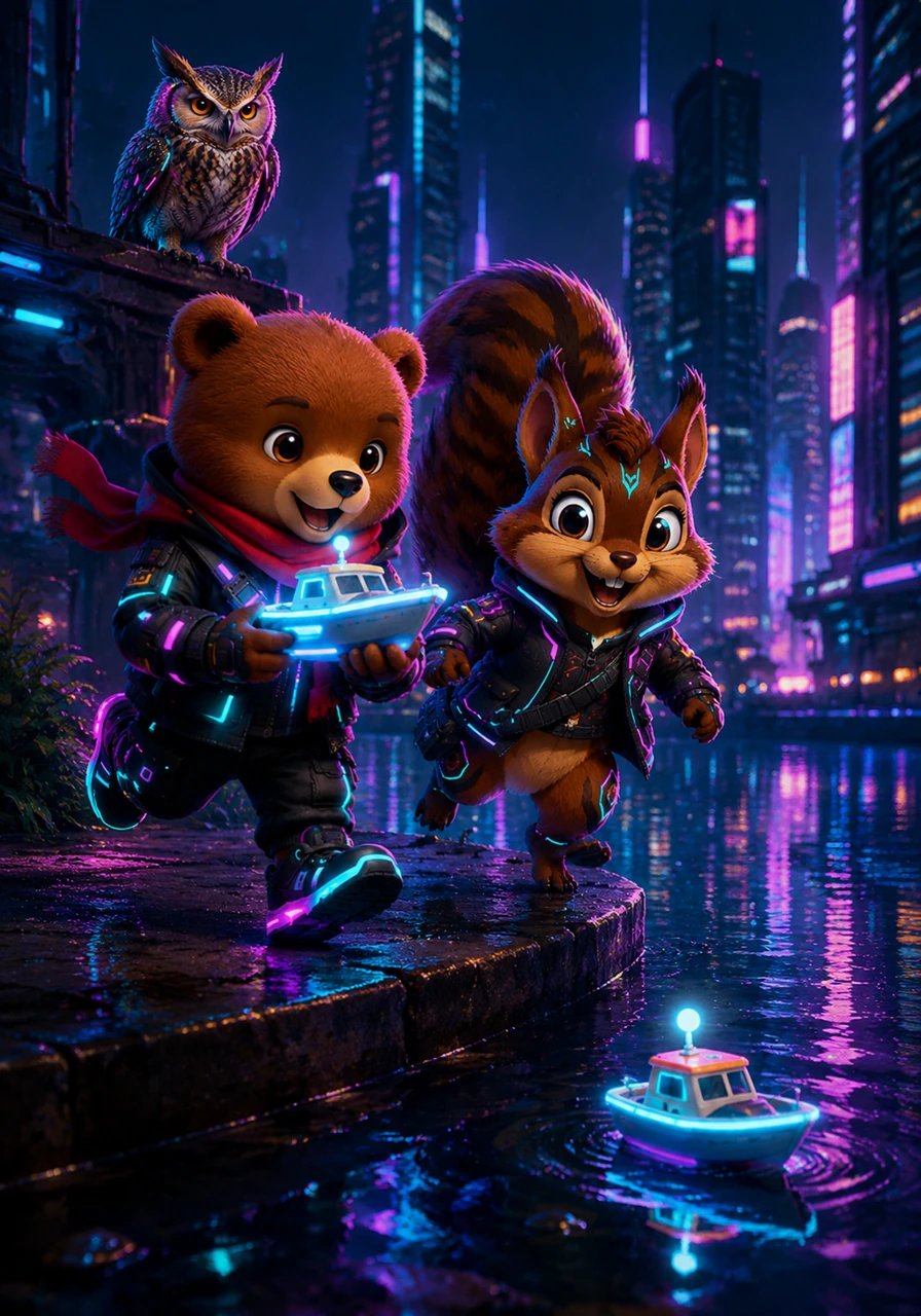 Pip opened the gift and cheered with joy, hugging the little toy boat tightly. The two friends ran down to the river together to watch the boat float gently on the water. Barnaby realized that the best gifts come straight from the heart.