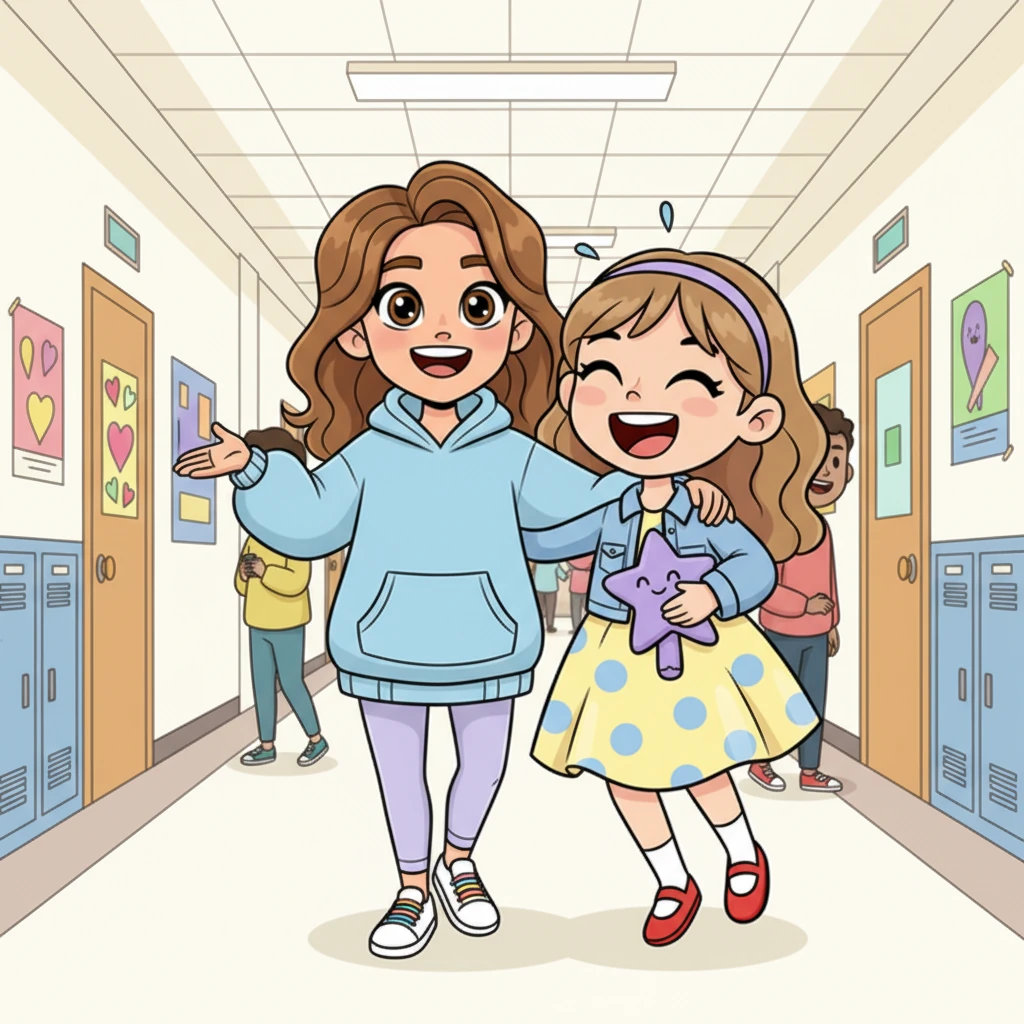 Soon, Tanisha and Ishaanya were inseparable, their laughter echoing through the college halls and dorm rooms. They shared endless stories and dreams, quickly realizing they had found a friend in each other unlike any before. Their bond felt instant and incredibly special, growing stronger with each passing day.