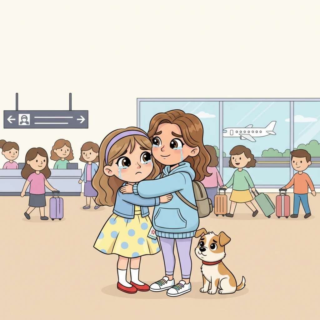 The day Ishaanya had to move back to Delhi was filled with a bittersweet sadness. At the bustling Mumbai airport, Tanisha hugged her best friend tightly, tears welling up in her eyes. It was a difficult farewell, but the promise of their enduring friendship shone through the sorrow.