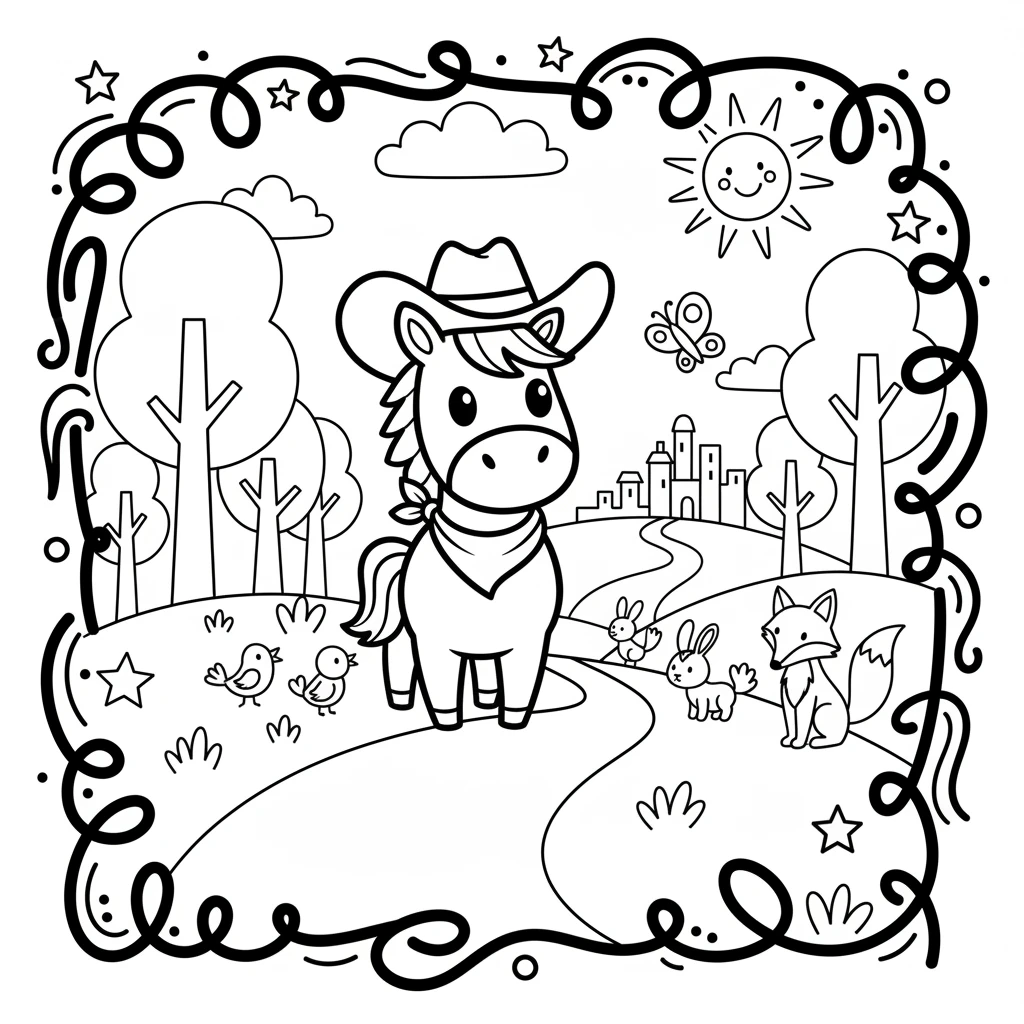 horse coloring pages