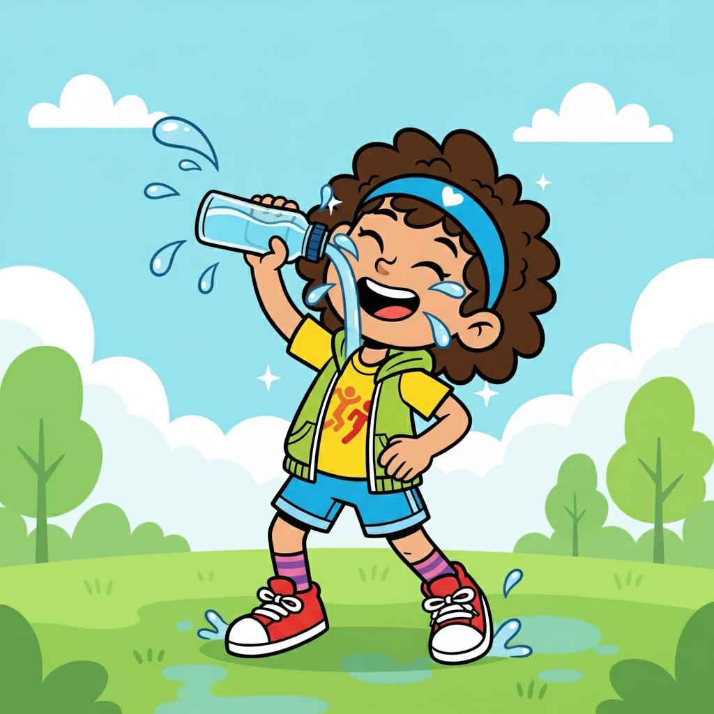 O livro ensinava sobre o poder da hidratação. Ana imaginou-se bebendo água fresca após um treino intenso, sentindo seu corpo revigorado e pronto para mais desafios.