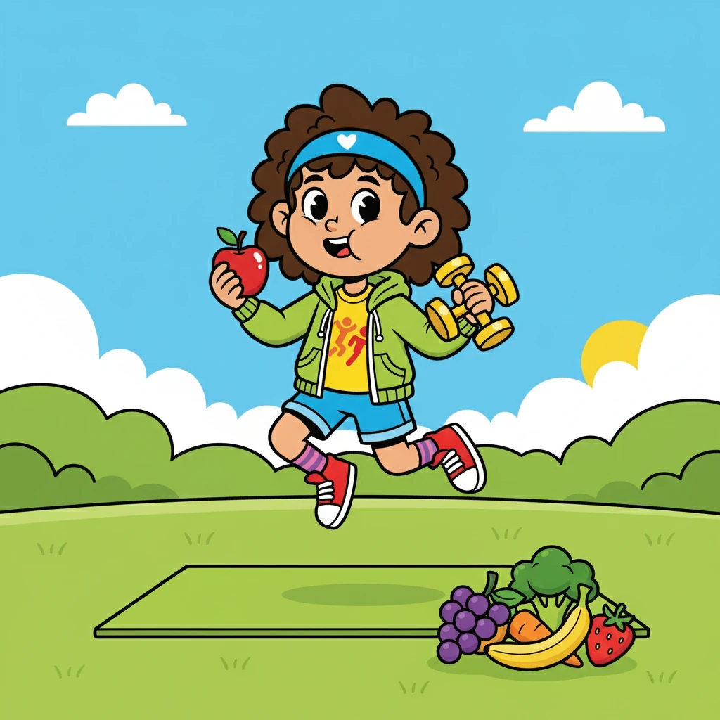 Com o conhecimento adquirido, Ana começou a praticar tudo o que aprendeu. Ela se alimentava de forma saudável, fazia exercícios regularmente e dormia bem, sentindo-se cada vez melhor.