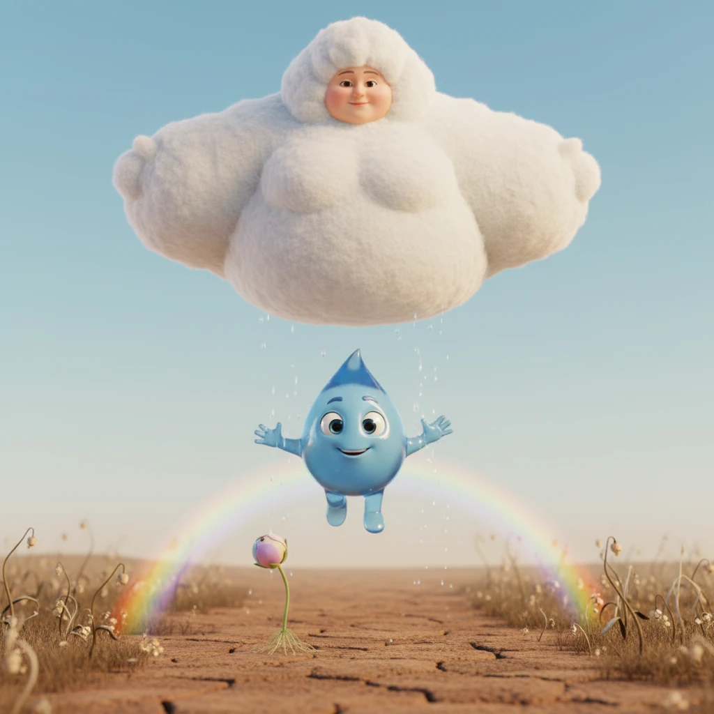 Gocciolina the Little Water Drop - fairy-tale