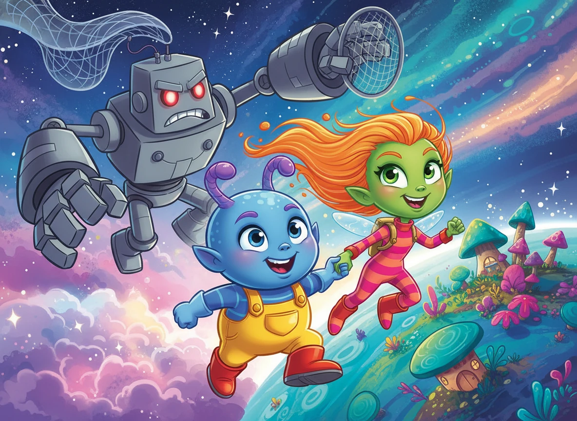 Pip and Zap's Great Escape - Adventure stories