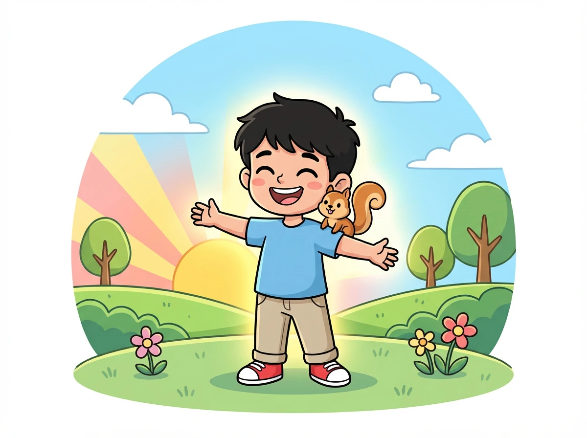 يتعلم سالم أن الثقة بالنفس هي مفتاح النجاح، وأن الصداقة الحقيقية تساعدنا على تجاوز مخاوفنا وتحقيق أحلامنا. وتنتهي القصة بابتسامة مشرقة على وجه سالم.