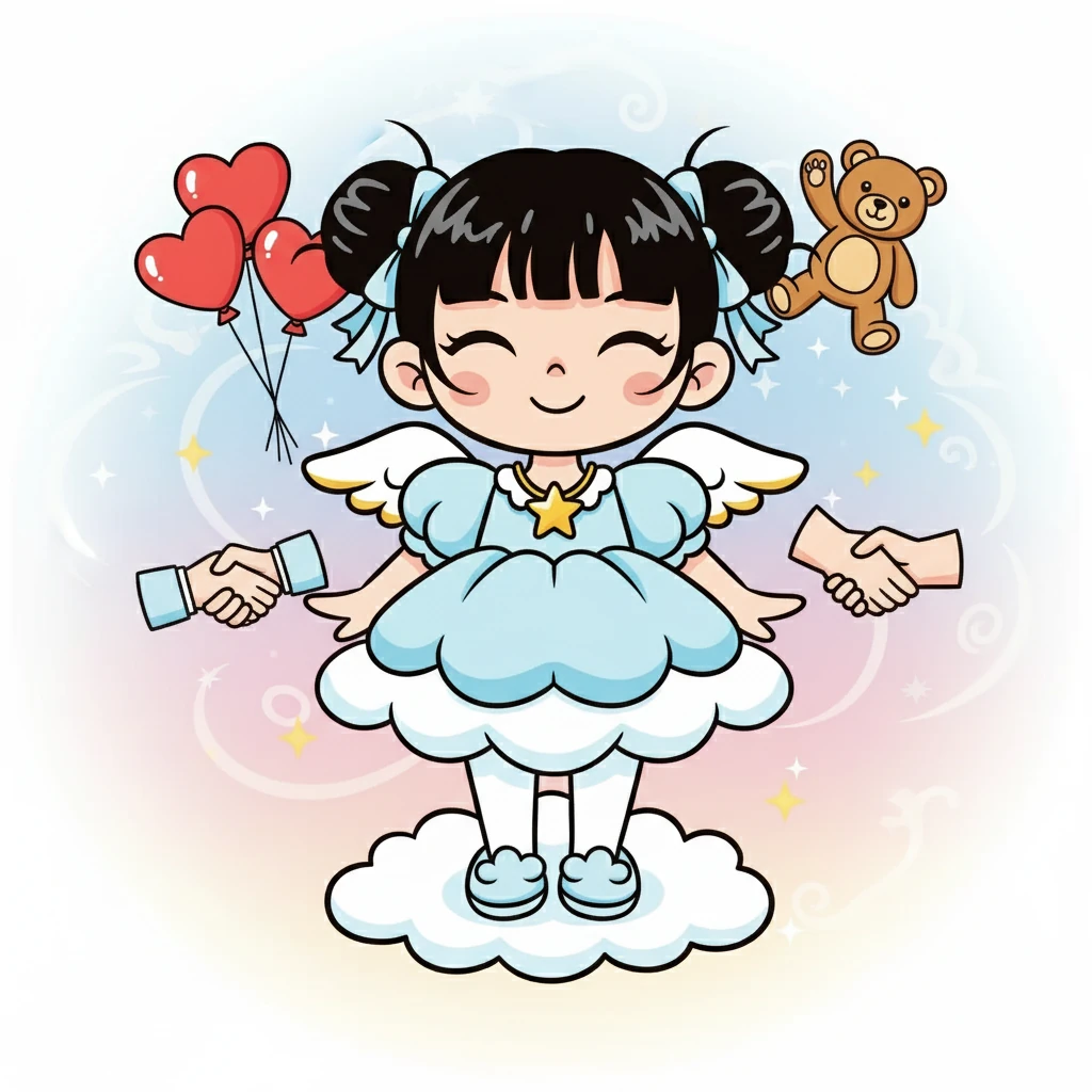 她微笑着，回忆着梦里的一切。她知道，友谊和爱是世界上最美好的东西。