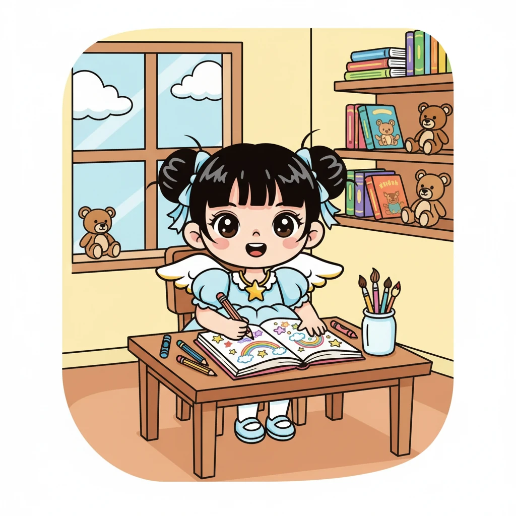 周丽娟 (zhōu lì juān) 决定把梦里的故事画下来，永远记住这段美好的经历。