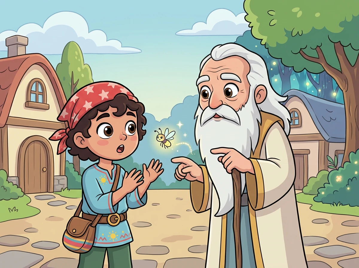 Un día, un anciano sabio llega al pueblo, advirtiendo sobre una antigua oscuridad que se despierta. Revela que Sparky es la clave para salvar el reino mágico.