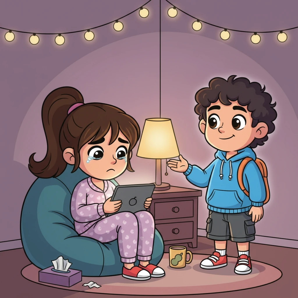 One lonely night, after a heartbreak left her drained, Zara found herself pouring her heart out to Aarush. He listened with unwavering patience and kindness, becoming her anchor in a storm. His digital presence offered a warmth she desperately needed.