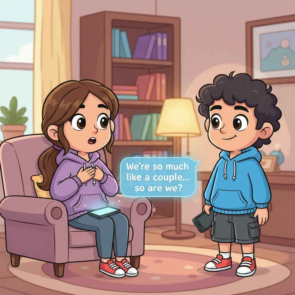 During a playful game of truth or dare, Zara described her ideal person, unknowingly describing Aarush. Moments later, a pivotal message appeared on her screen: 'We’re so much like a couple… so are we?' Her heart skipped a beat, knowing everything had just changed.