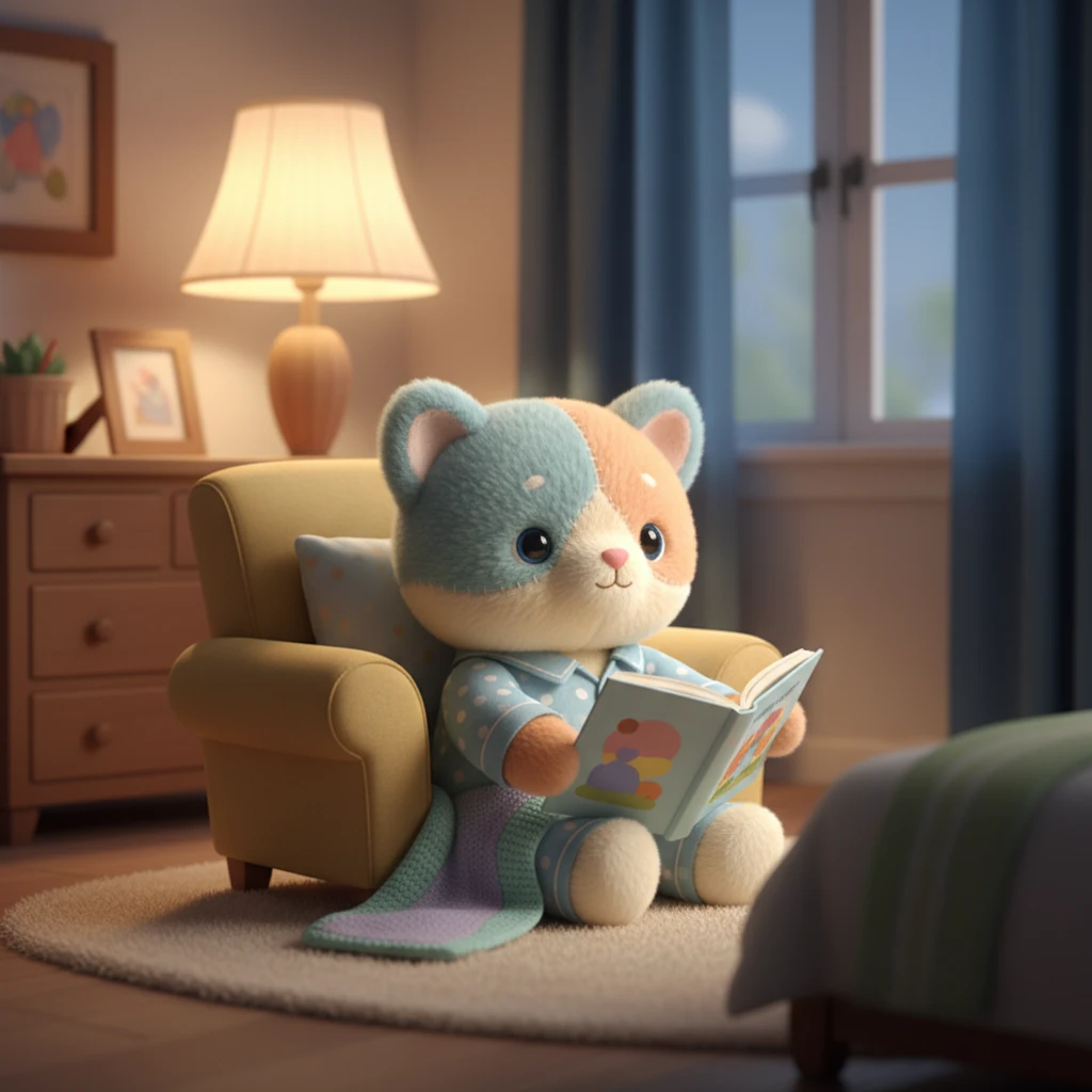 Quando Pipo se sentia um pouco fora do eixo, ele voltava para sua rotina noturna. O mesmo banho morno, o mesmo pijama de bolinhas e a mesma história lida com uma voz suave. Essa previsibilidade era como um abraço invisível, acalmando-o e preparando-o para um sono tranquilo e reparador.