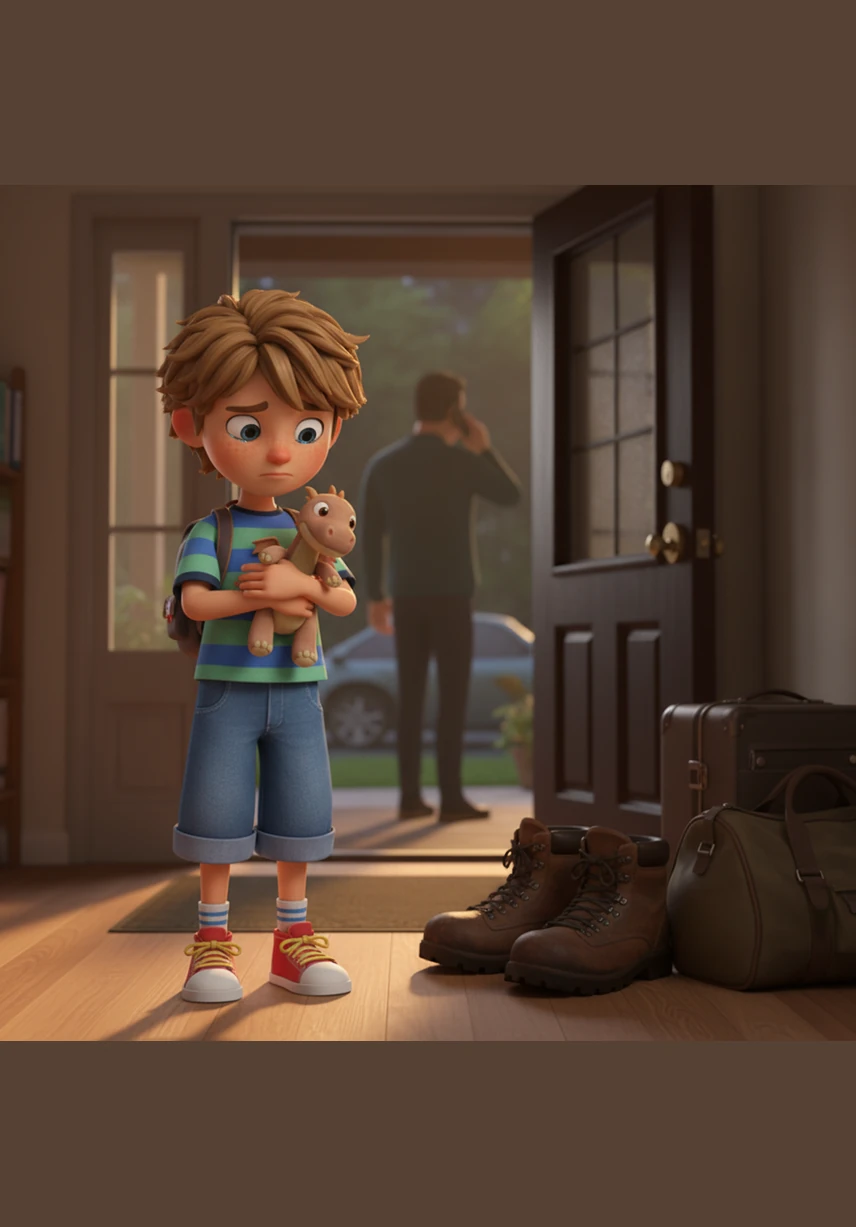 Au milieu des grands immeubles gris et du bruit incessant des voitures, le petit Léo se sentait souvent fatigué. Il regardait par sa fenêtre en rêvant de couleurs vives et de grands espaces que la ville semblait avoir oubliés.