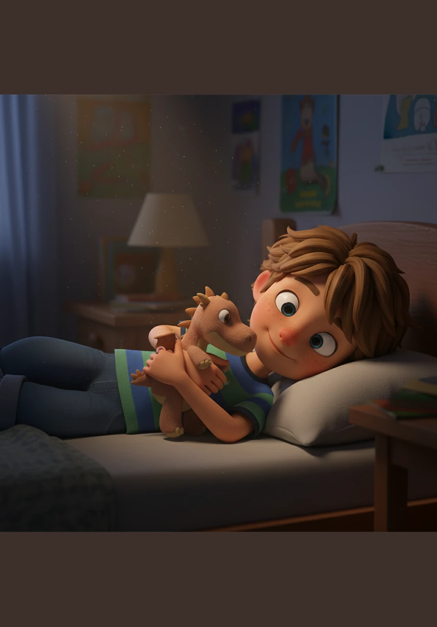 Un papillon aux ailes d'azur vint se poser délicatement sur son genou, restant là un long moment en toute confiance. Léo resta parfaitement immobile, savourant la paix profonde qui s'était installée dans son esprit et son petit cœur.