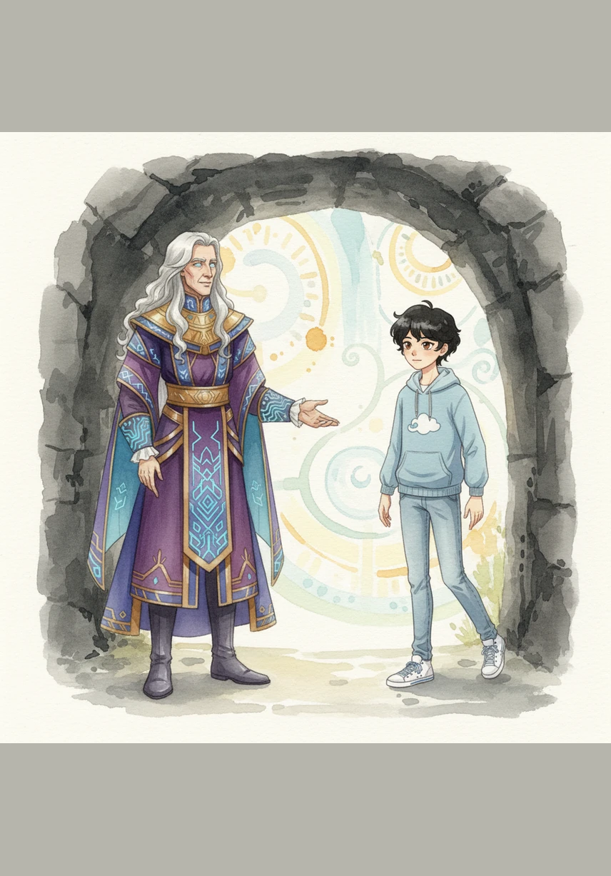 Туннель соңында Даниярды ерекше киінген Уақыт сақшысы қарсы алды. Сақшы оған әлемнің тепе-теңдігін сақтау үшін физика заңдарын терең түсіну керектігін ескертті.