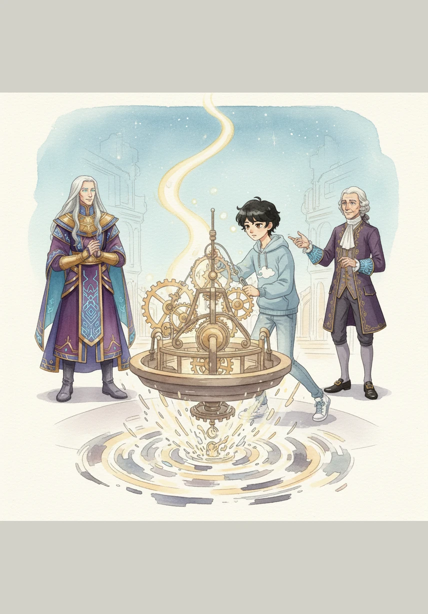 Данияр қорықпай, Ньютоннан үйренген білімін қолданып, сағаттың тетіктерін физика заңдарына сай реттеді. Ол парадоксты тоқтатып, уақыт ағынын қайтадан қалпына келтірді.