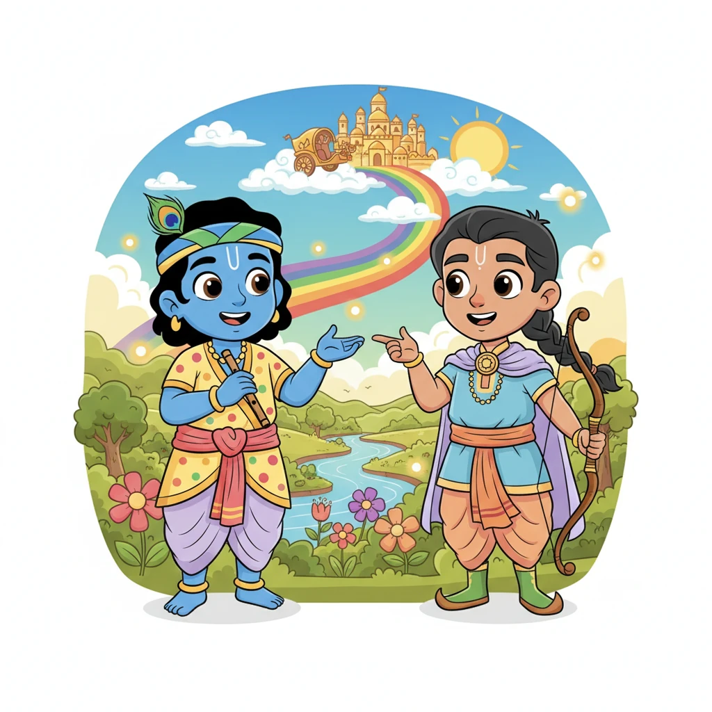 Krishna's Wisdom for Arjuna - cultural