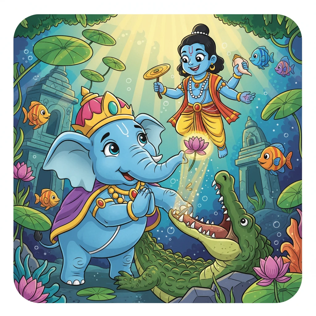 Gajendra's Great Rescue