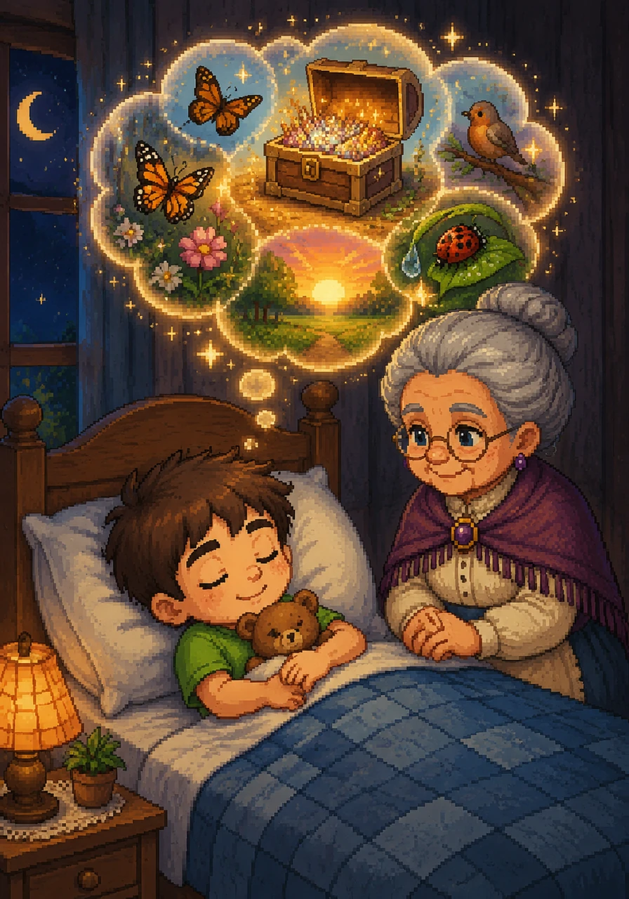 Now, Leo didn't need a special invitation to appreciate the small things; his world had become a treasure chest of tiny wonders waiting to be discovered each day. As he settled into bed that night, he felt a warm sense of gratitude for the simple magic that surrounded him, turning every day into an extraordinary adventure.
