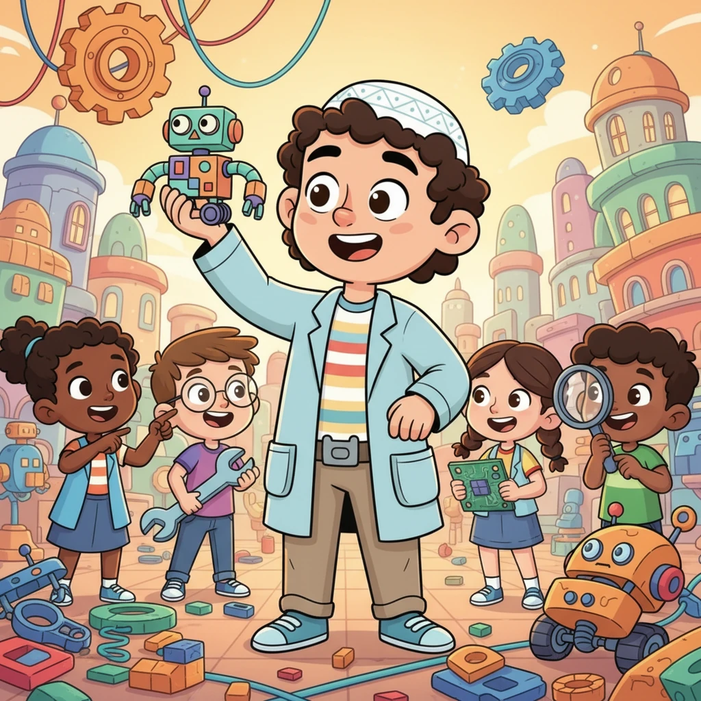 مغامرة الروبوت الصغير لعبد الرحيم - educational