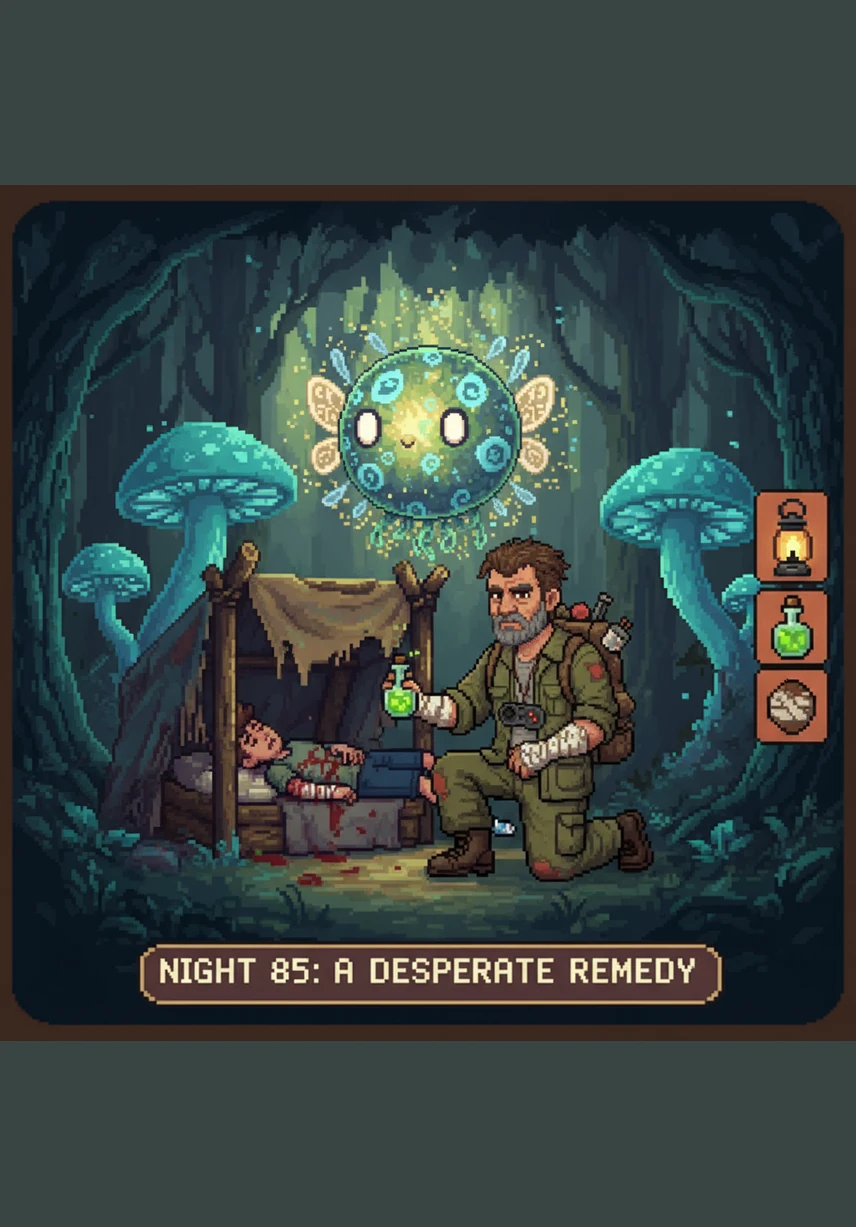 On night eighty-five, a giant shadow looms over the camp, testing Nate’s courage and everything he has learned. He uses his tools and quick wit to navigate the challenge, proving that he has the heart of a true survivor.