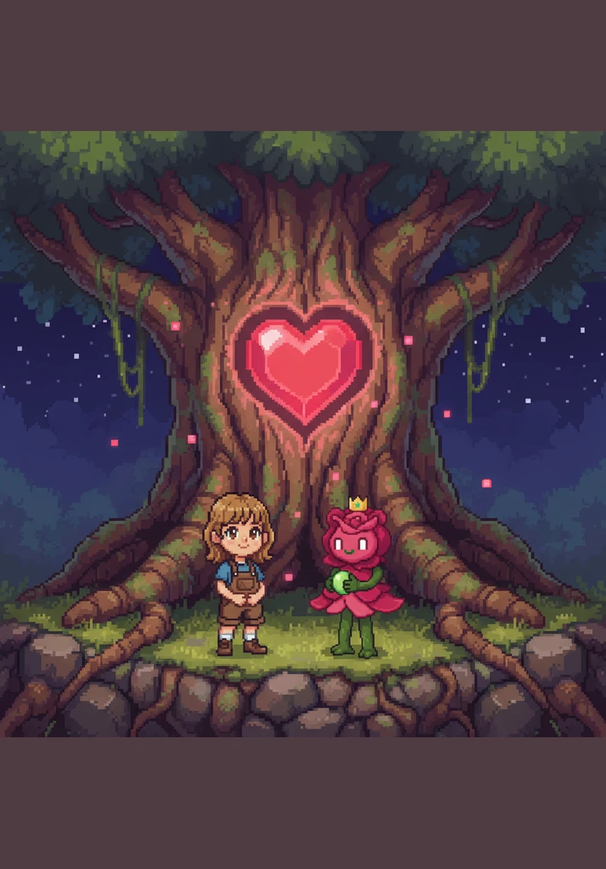 As she walked deeper into the realm, she saw the Great Heart Tree, its branches heavy with grey, drooping leaves. Rosara explained that the tree fed on the wonder of children, and without it, the entire kingdom would turn to dust. Lily felt a surge of determination to save this beautiful, fragile place.
