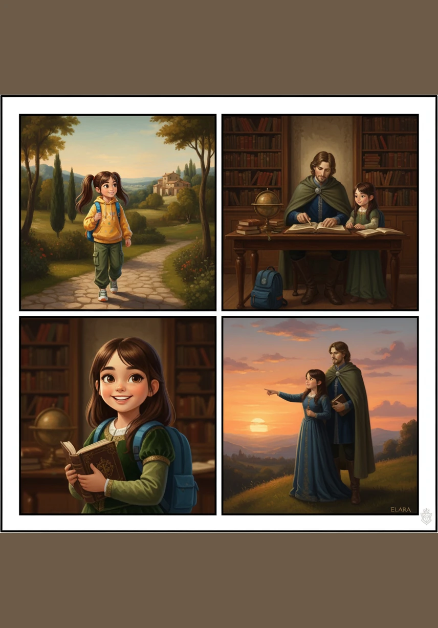 小小的 JoYing 握着彩笔在墙上涂鸦，妈妈没有责备，反而蹲下来陪她一起画出一家三口的模样，画面里的大家都穿着最时尚的衣服，充满了童趣。