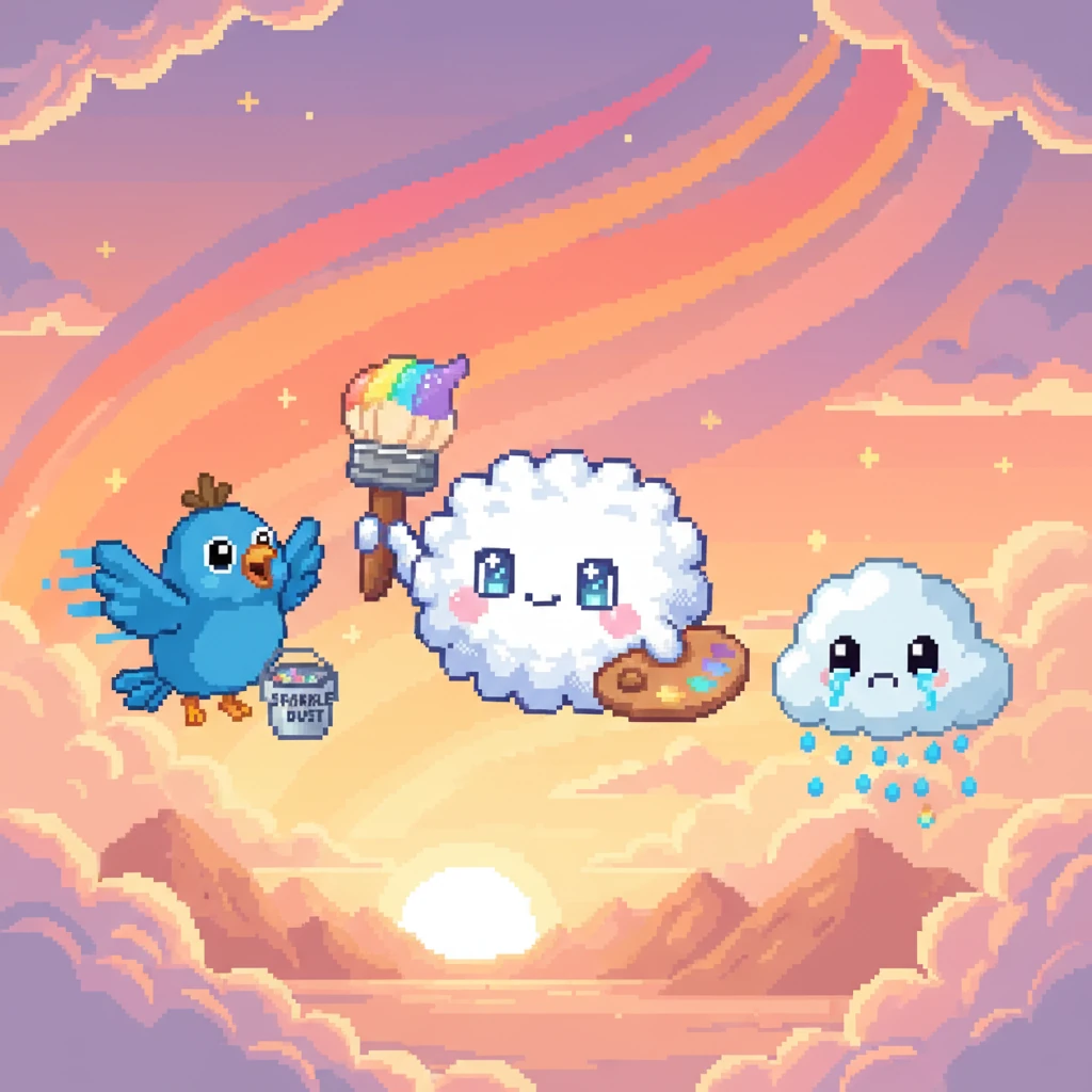 Pip's Big Sky Masterpiece - fairy-tale