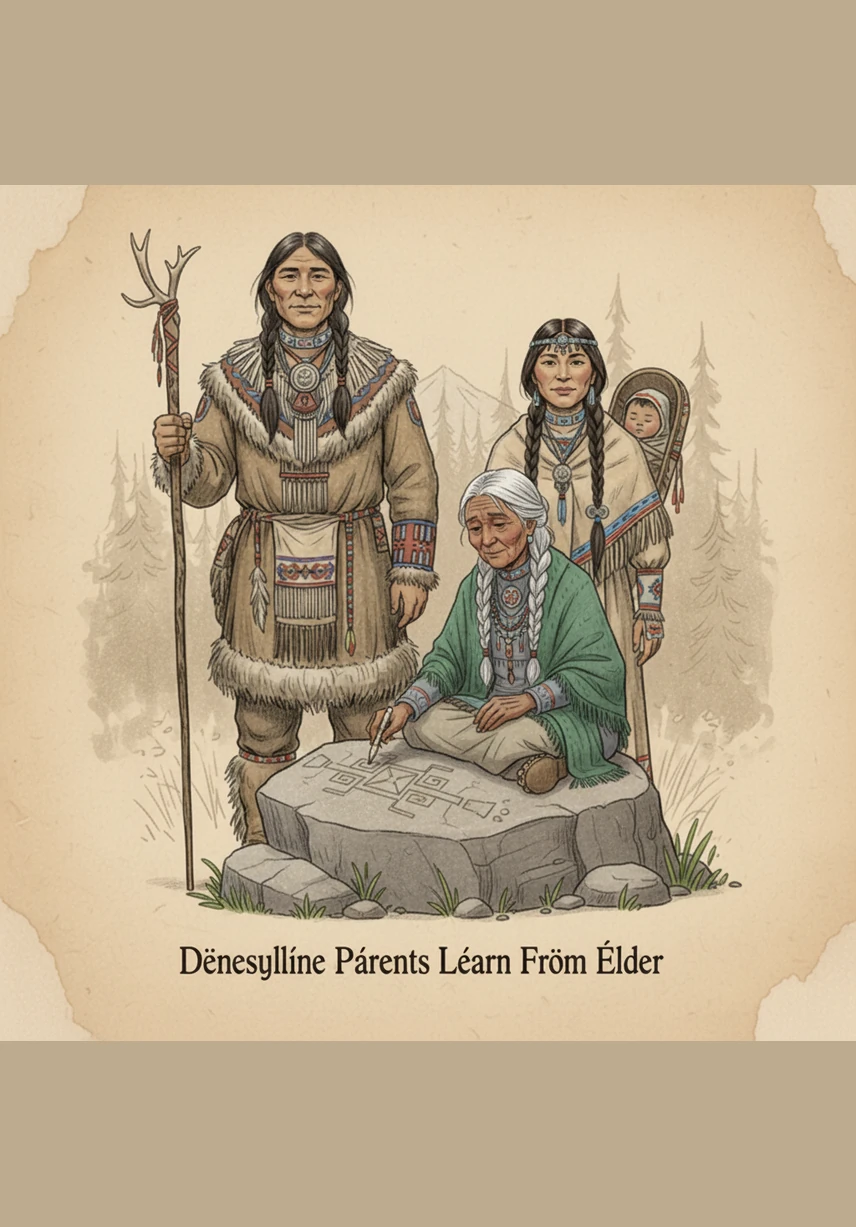 During the midday break, the children gather around a long cedar table to practice the art of patient hands. T’änis focuses on the delicate work of sorting beads by color, feeling the connection between her small fingers and the patterns her ancestors once dreamed into being.