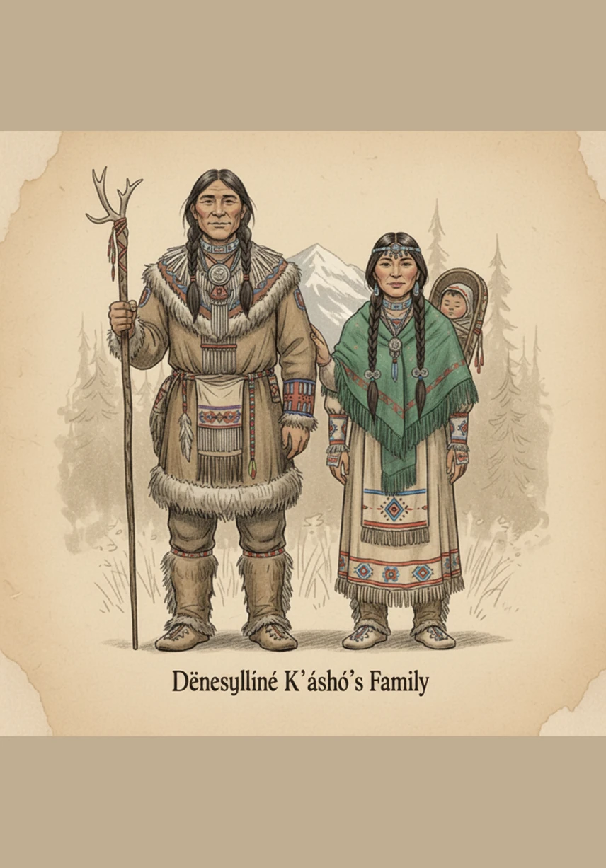 Under the soft glow of the moon, Grandmother tucks the blankets close and whispers a prayer of gratitude to the spirits of the land. T’änis drifts to sleep in the safety of her home, knowing that tomorrow is another day to grow, to listen, and to truly belong.