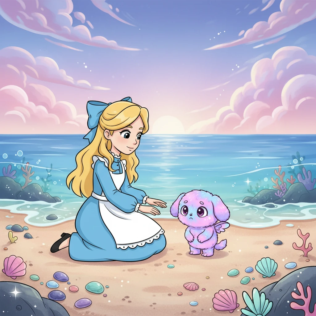 Seashell and the Sparkly Shore