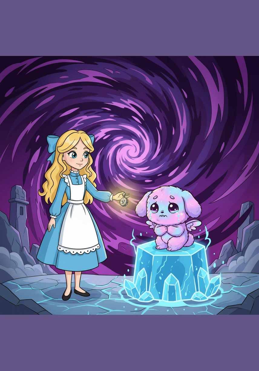 Seeing the monster's distress, Charlotte stood up and firmly told the crowd to give them some space. She explained that the monster was feeling scared and overwhelmed, and that it needed to be left alone to feel safe and calm again.