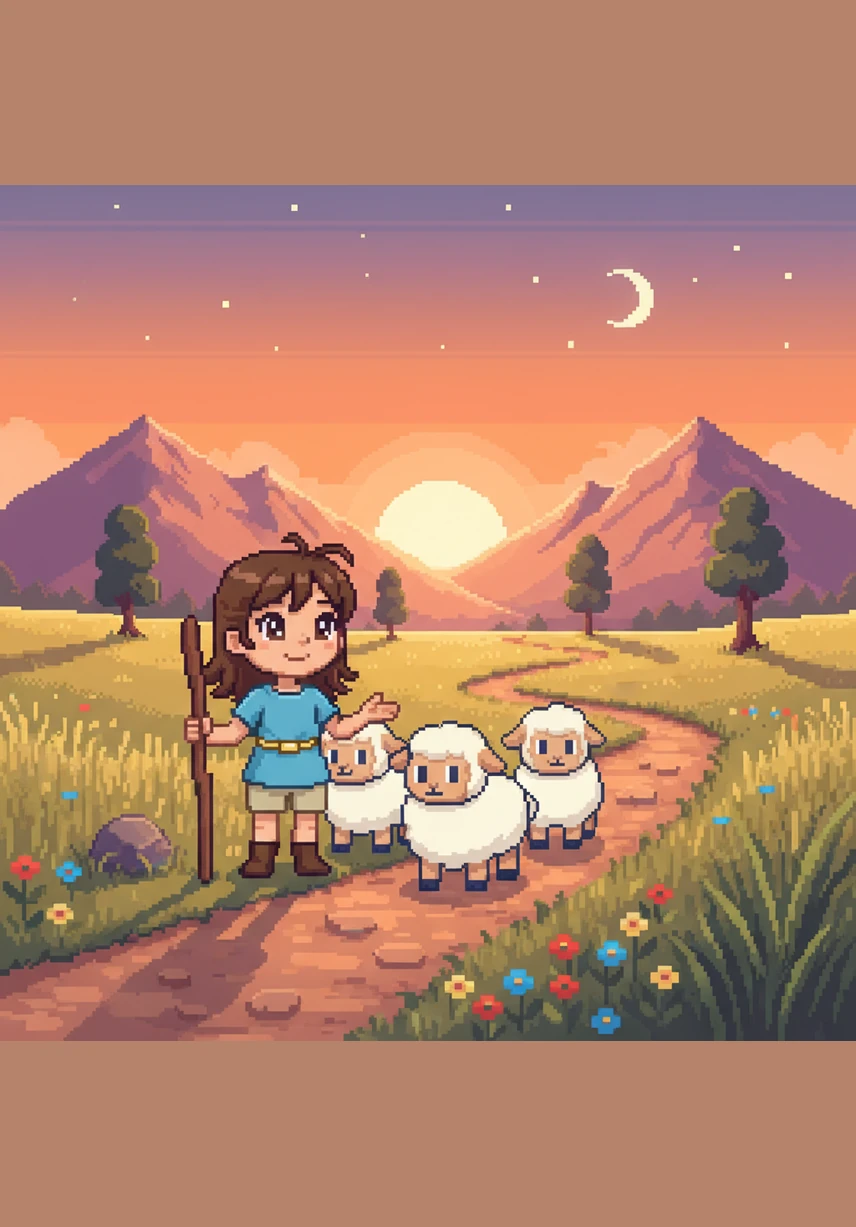 Every day, Lila led Nepal to the sun-drenched meadows to graze on the sweetest grass. Colorful butterflies swirled around them like living confetti, dancing to the rhythm of the gentle mountain breeze.