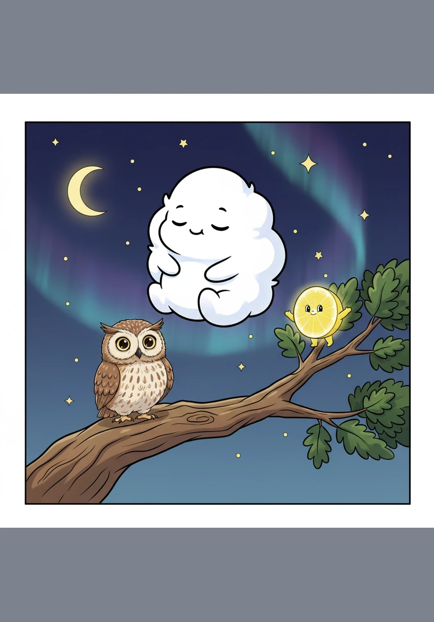 He floats over a field of bright yellow sunflowers that wave hello with their golden petals. Pip giggles as the tall flowers tickle his soft tummy with their leaves.