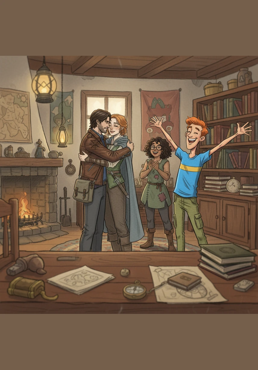 Sarah finally finds her sanctuary when she meets up with her best friends: Adam, Andy, and Sophie. They are a vibrant, neurodivergent crew who have always felt that Sarah fits into their world perfectly, sharing a deep bond that she doesn't seem to find anywhere else in the world.