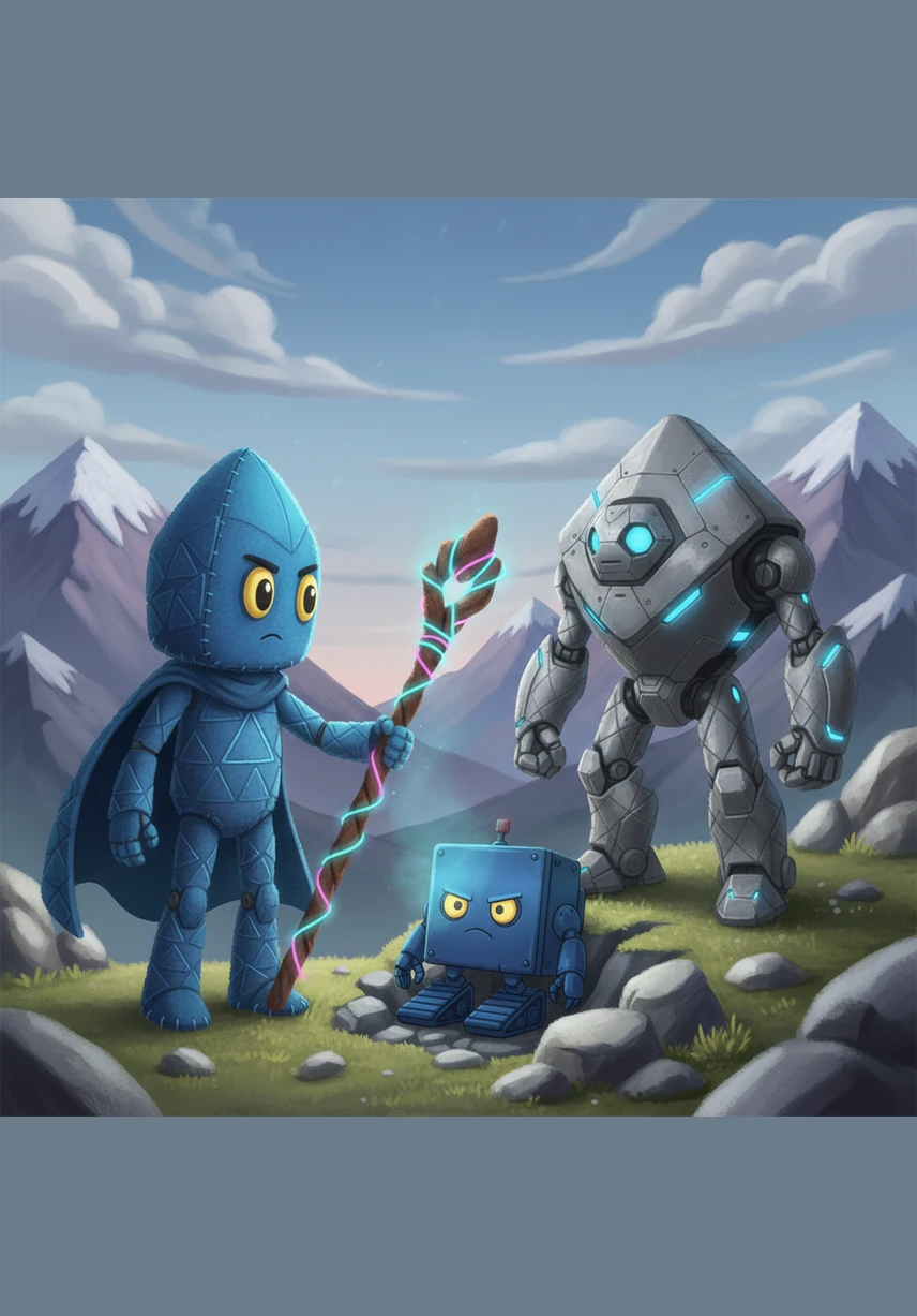 At the edge of the mountains, they encountered a group of Triangles moving with incredible lightness and speed. The Triangles had only three sides and three angles, which looked very strange and exciting to the visitors from the land of four sides.