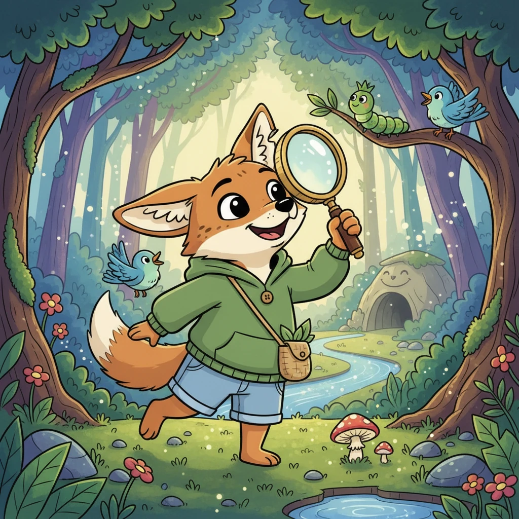 Jasper's Calm Forest Day - Animal stories