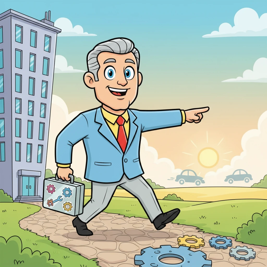 With a brave smile, Dexter decided to leave the big company and start his very own car-building adventure. It was a bold step, full of challenges, but his dream burned brighter than ever. He was ready to forge his own path, one exciting gear at a time.