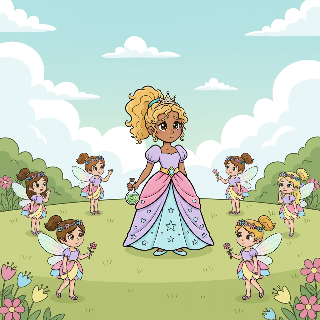 Petunia noticed the change. Her once-playful friends now kept a respectful distance, their smiles polite but no longer truly joyful. She felt a pang of loneliness, a strange emptiness in her perfectly perfect heart. Her expressive face now held a subtle sadness.