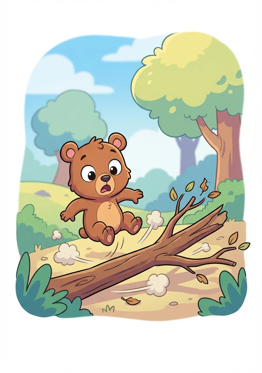 It was only a branch that had fallen from a tall tree. It landed with a loud crash.