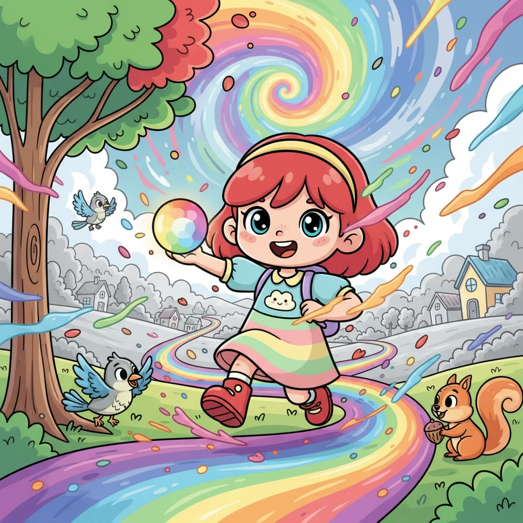 Petualangan Rina Mencari Warna - adventure