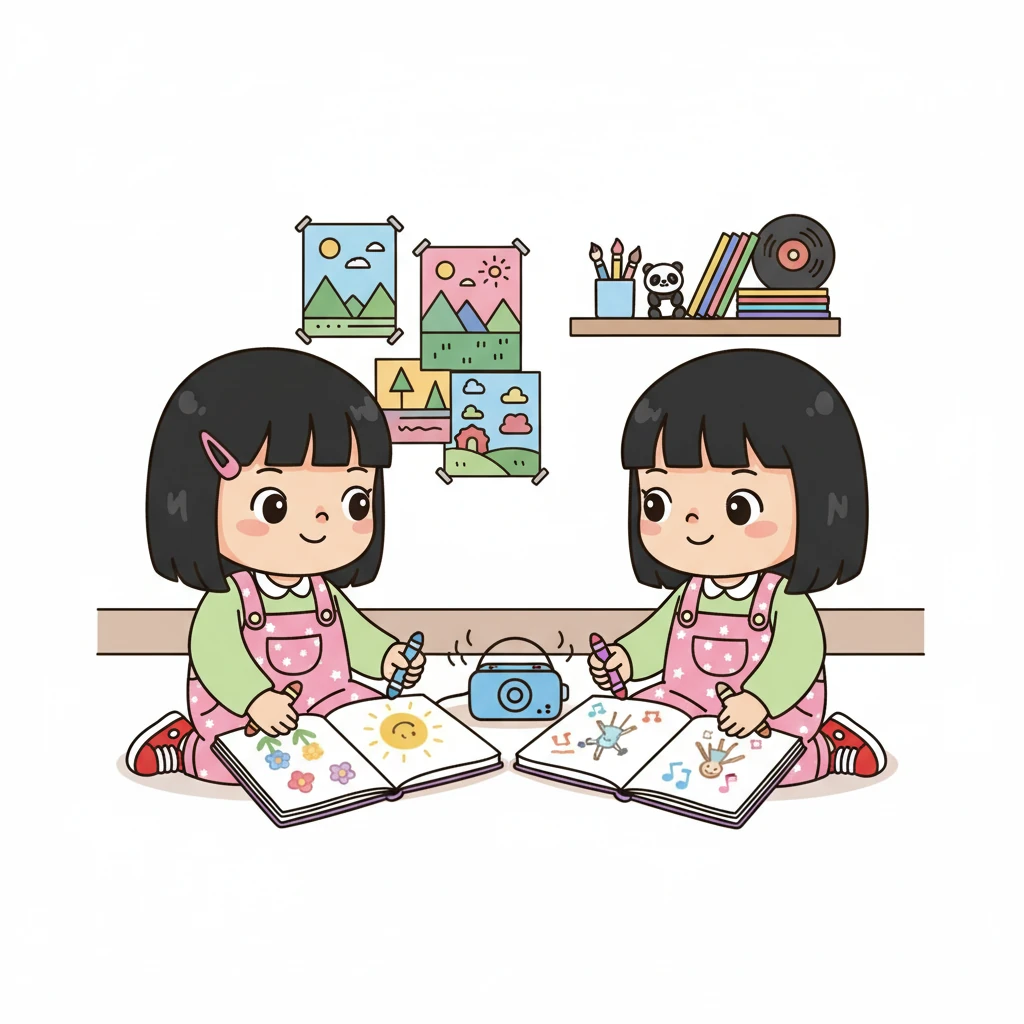 渐渐地,小雅发现自己和慧璇有着同样的兴趣爱好。她们都喜欢画画,都喜欢听音乐。她们越聊越投机,很快就成为了好朋友。