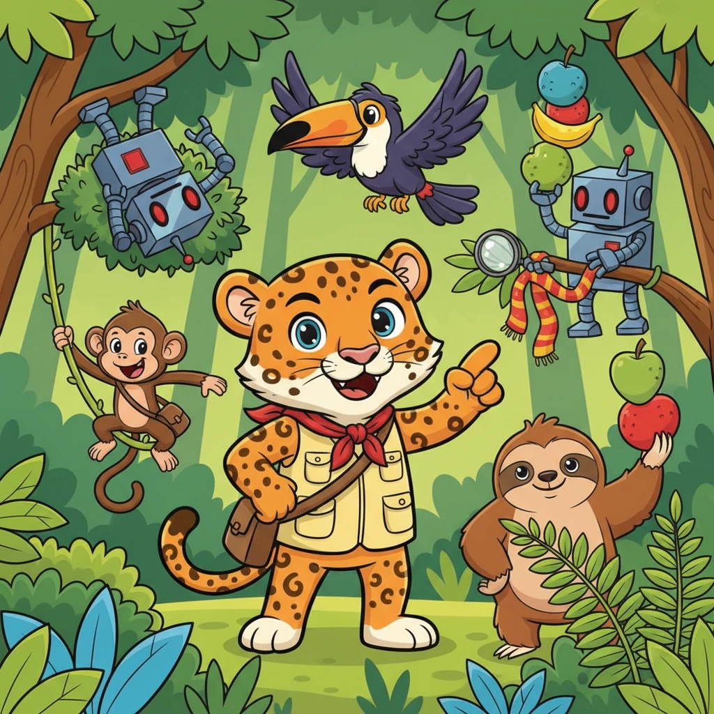 Leo and the Jungle Jumble - 冒险故事