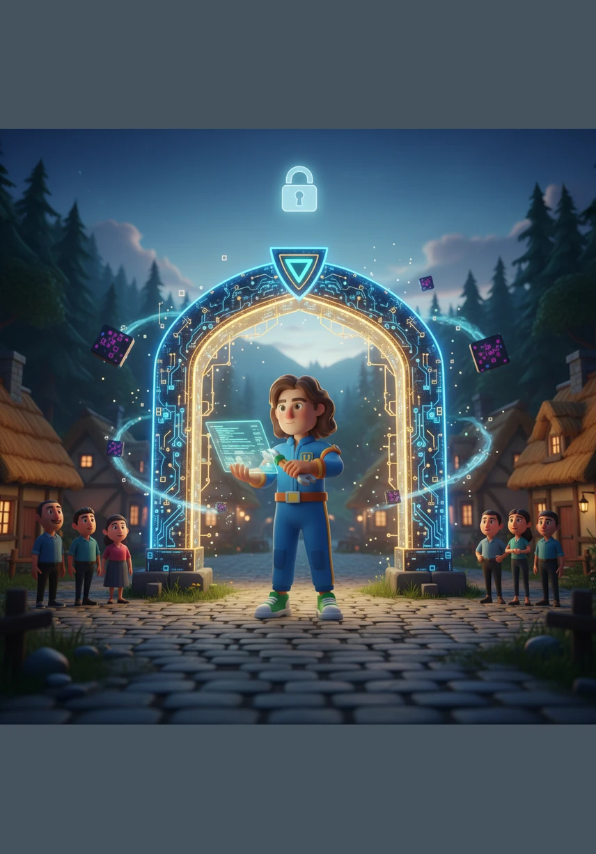 To keep the vital data safe, Leo designs a secure gateway where only the village protectors can enter. He carefully codes a login screen that requires a verified phone number and a strong password, ensuring the system remains a trusted source of truth.