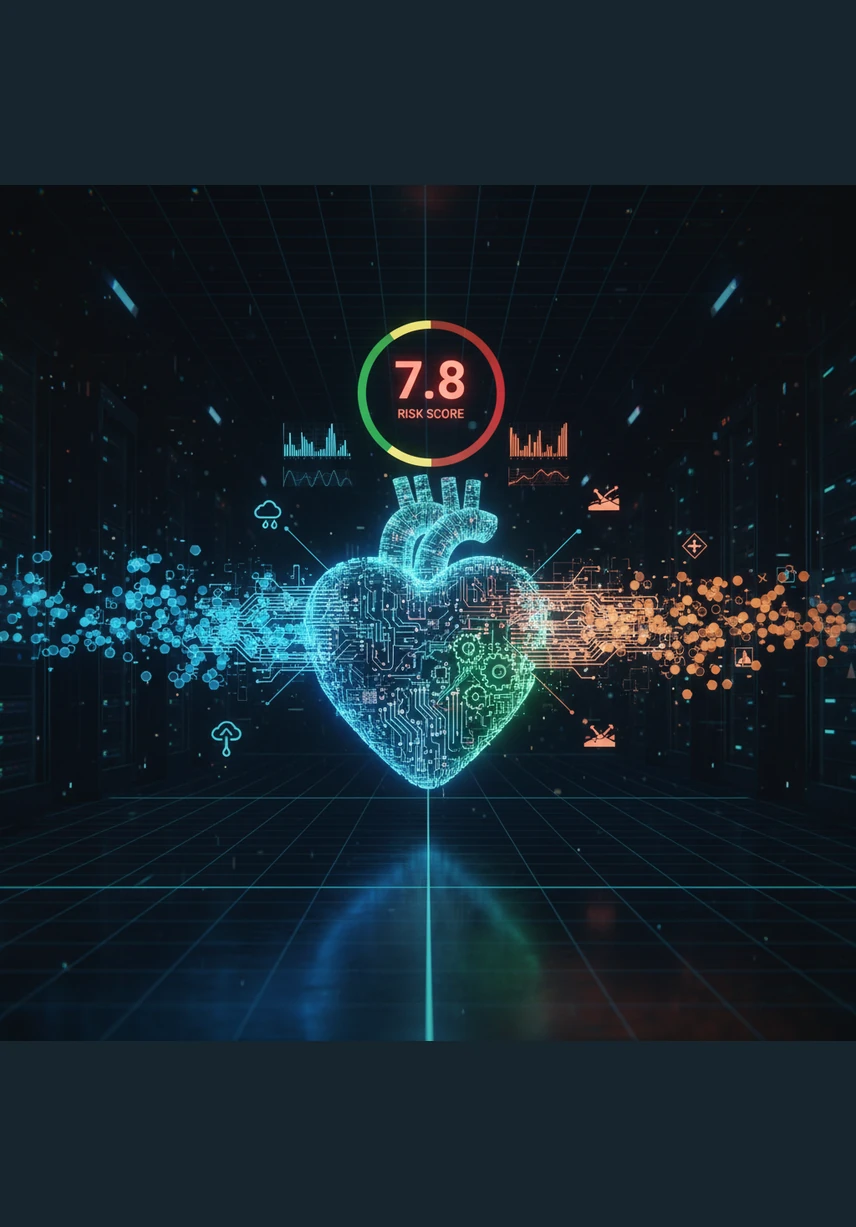 Deep within the digital backend, a powerful machine learning heart begins to beat, fusing data from rainfall and tilt sensors into a single risk score. The algorithm processes a symphony of environmental inputs to determine if the slopes are safe or reaching a breaking point.