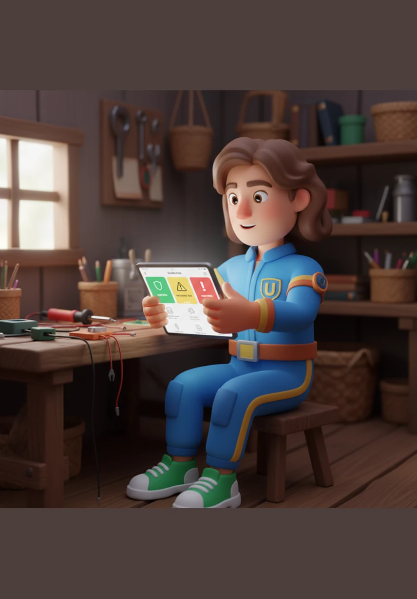 Leo builds a mobile application that brings this vital information to the palm of every villager's hand. The interface is clean and modern, designed to provide clear instructions and color-coded risk levels that anyone can understand at a glance.