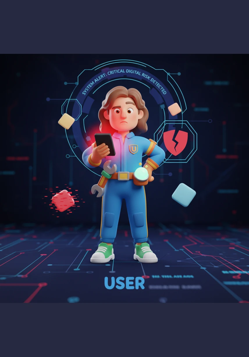 Suddenly, the risk indicator turns from a steady green to a pulsing, urgent red as the soil moisture reaches a critical limit. The system instantly sends out a wave of push notifications and SMS alerts, sounding a digital alarm across the entire community.