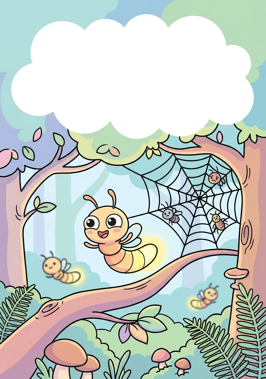 В тихом лесу, где деревья шепчут секреты ветру, жил маленький Светлячок Сети. Он очень любил играть с другими светлячками, но часто слышал грустные истории о том, как злые сети мешают им свободно летать и общаться.