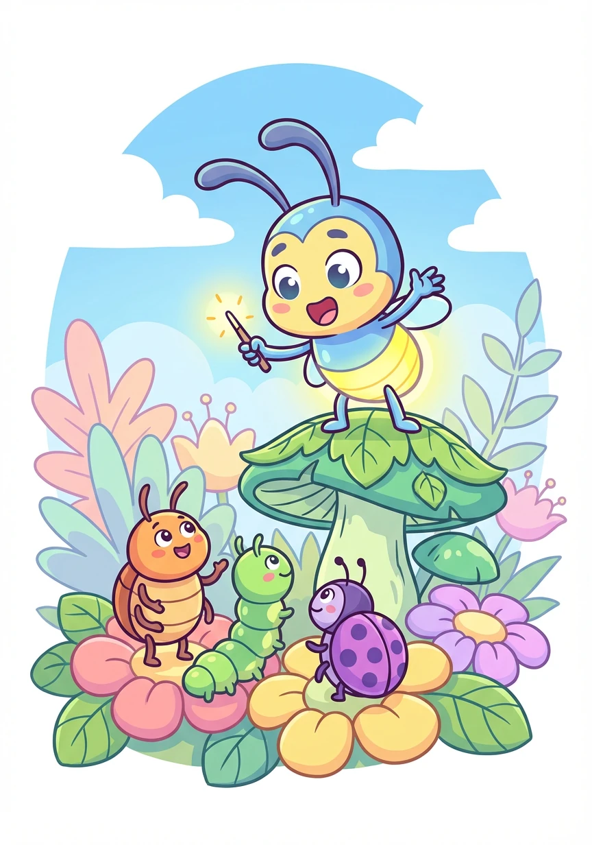 Однажды Сеточка решил, что так больше продолжаться не может! Он собрал своих друзей и объявил о своем плане: создать безопасную сеть, невидимую для злых сетей, где каждый светлячок сможет свободно сиять.